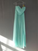 *Size: 16 Green/Blue Bridesmaid Dress by Social