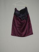*Size: 20 Dark Purple Bridesmaid Dress by Love