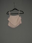 *Size: 12 Blush Bridesmaid Top by Dessy Collection