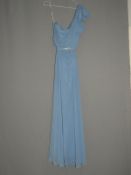 *Size: 14 Light Blue Bridesmaid Dress By Dessy Col
