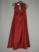 *Size: 10 Burgundy Bridesmaid Dress By Lola Rose