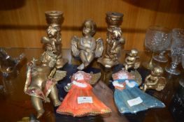 Gilt Decorative Cherubs etc.