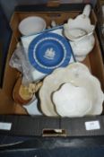 Assorted Pottery Items, Wedgwood, etc.