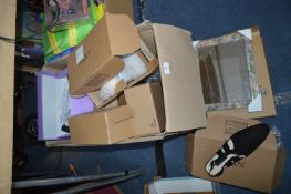 Assorted Ladies Shoes and Mirrors