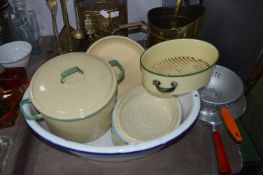 Enamelware Including Roasting Dishes, etc.