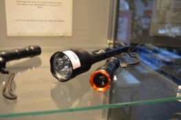 Trustfire and an Ultrafire Flashlights