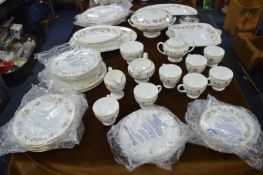 Wedgwood 45pc Mirabelle Pattern Dinner Service plu