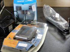 Sony Walkman and a Praktica Sport Binocular