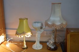 Three Table Lamps