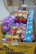 Box of Christmas Baubles
