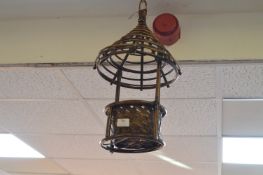 Woven Bamboo Hanging Basket