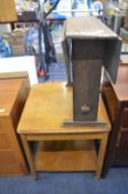 Side Table and a Oak Miniature Drop Leaf Table