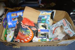 Large Box of Children's Toys, Star Wars Games, etc