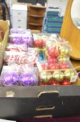 Box of Christmas Baubles
