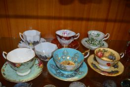 Assorted Aynsley Cup & Saucers