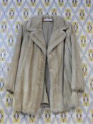 Ladies Size: 16 Simulated Fur Coat by Astraka