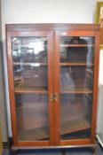 Victorian Mahogany Glazed Front Bookcase