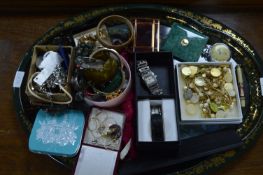 Large Tray Lot of Vintage Costume Jewellery, Ladie