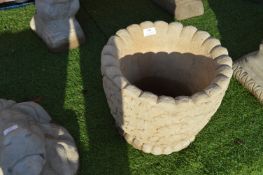 Garden Planter - Oak Leaf Design