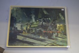 Framed Print of a Steam Train - The Great Marquess