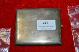 Silver Plate Cigarette Case