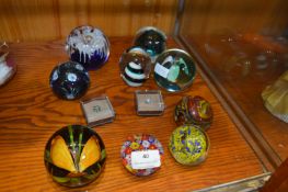 Caithness and Other Glass Paperweights