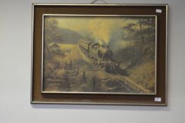 Framed Print of a Steam Train