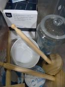 *Glass Storage Jar, Wine Glasses, Bowls, Herbal &