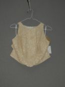 *Size: 14 Ivory Bridesmaid Top by Dessy Collection (922/8106)