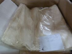 *50 White Polycotton Chair Covers