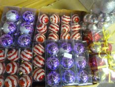 Box of Christmas Baubles