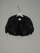 *Size: 0 Black Bridesmaid Jacket by Dessy Group (1060/8106)
