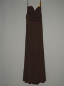 *Size: 14 Espresso Bridesmaid Dress by Dessy Collection (610/8106)