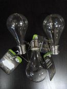 *Three Eurika Solar Powered Light Bulbs