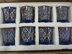 *Box of Eight Antique Effect Pottery Pots