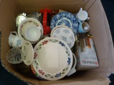 Box of China & Glassware