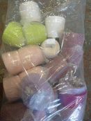 *Bag of Pottery Flower Pots