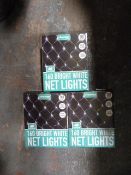 *Three Sets of 160 White Net Lights