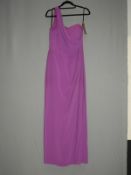 *Size: 14 Purple Bridesmaid Dress By Dessy Collection (480/8106)