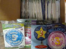 *Box of Assorted Birthday Balloons