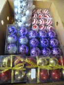 Box of Christmas Baubles