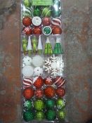 *Box of 52 Christmas Decorations