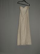 *Size: 12 Grey/Brown Bridesmaid Dress By Dessy Collection (427/8106)