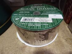 *Wire Edged Christmas Ribbon