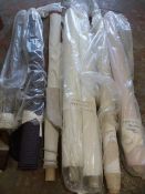 *Seven Part Rolls of Assorted Fabric