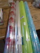 *Four Rolls of Cellophane Wrap