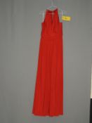 *Size: 12 Burgundy Bridesmaid Dress by Dessy Collection (378/8106)