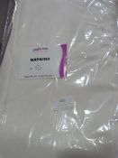 *50 Ivory/White Napkins