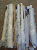 *Seven Part Rolls of Assorted Fabric and Leatheret