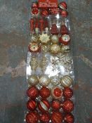 *Box of 52 Christmas Decorations
